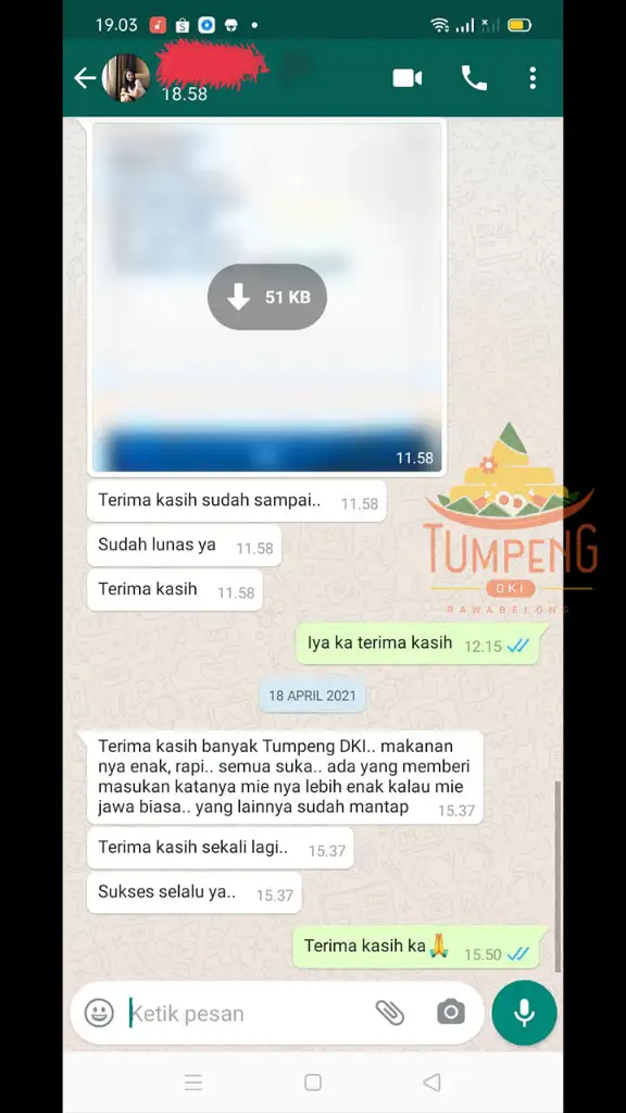 testimoni tumpeng dki