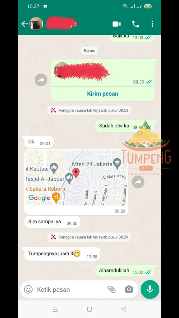testimoni tumpeng dki